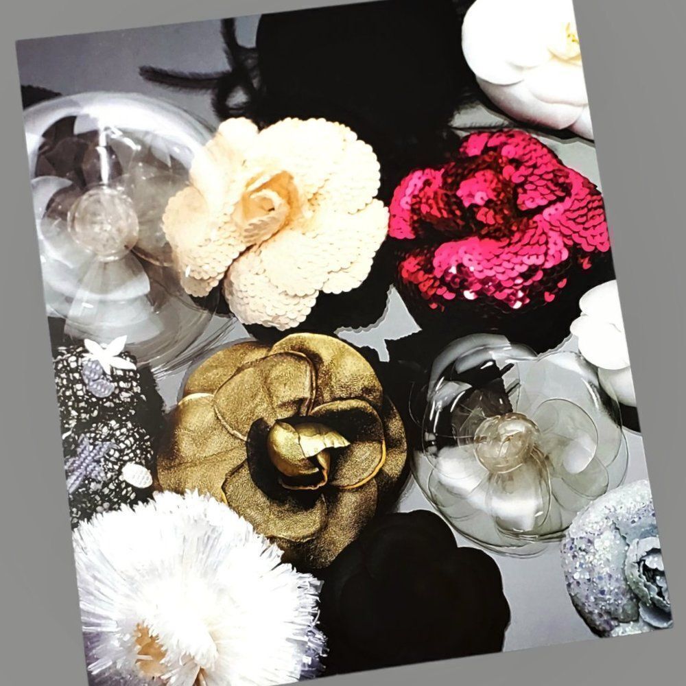 Chanel Print Camellia Flower Fashion Décor